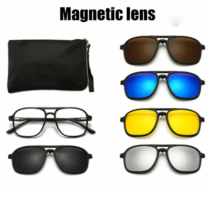 Vielseitige Sonnenbrille mit wechselbaren Gläsern 5