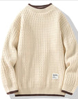 Vincent | Herren Strickpullover Knopfverschluss Grobstrick 1