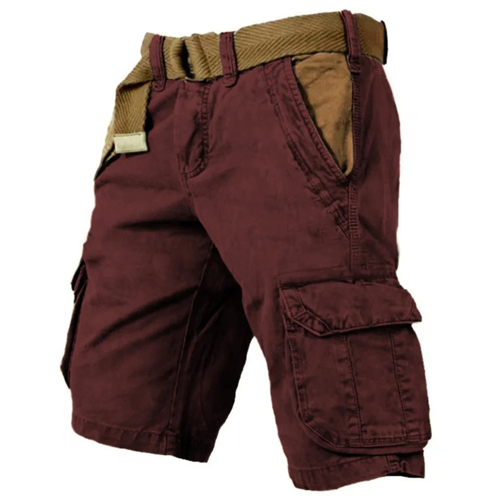Vintage Cargo-Shorts aus Baumwolle für Herren – Bequeme und stilvolle Sommermode 3
