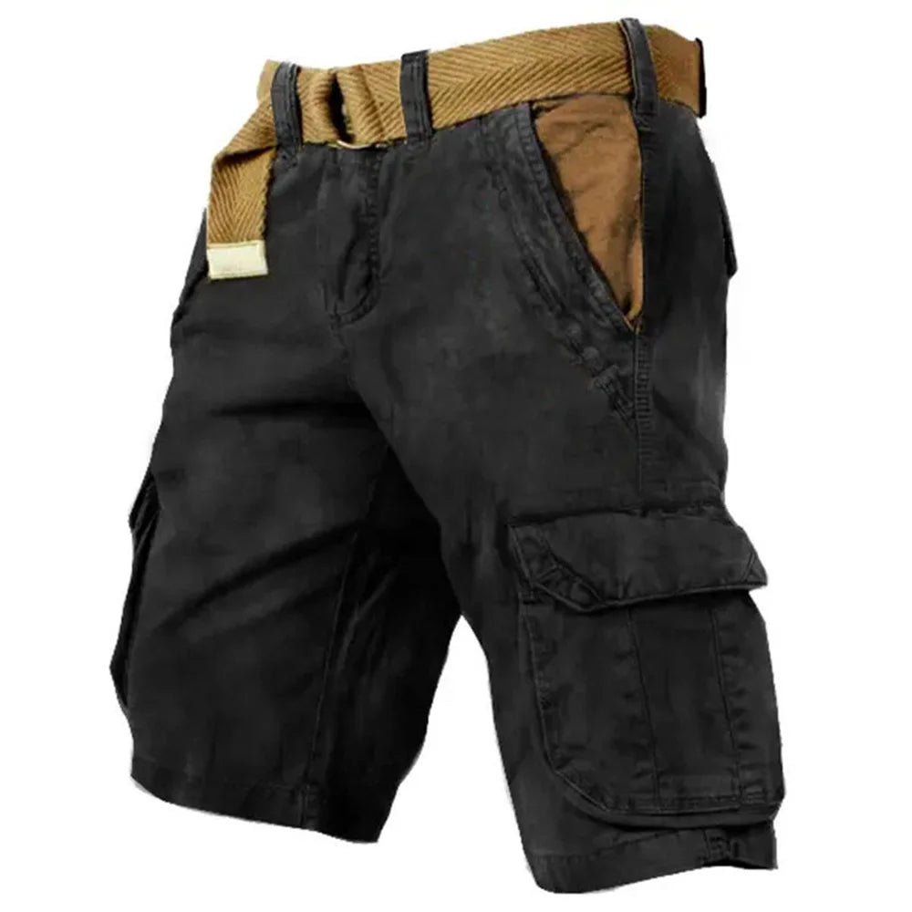 Vintage Cargo-Shorts aus Baumwolle für Herren – Bequeme und stilvolle Sommermode 5