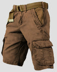 Vintage Cargo Shorts für Herren – Atmungsaktive Baumwolle und Praktische Cargotaschen 1