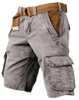 Vintage Cargo Shorts für Herren – Atmungsaktive Baumwolle und Praktische Cargotaschen 2