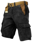 Vintage Cargo Shorts für Herren – Atmungsaktive Baumwolle und Praktische Cargotaschen 5