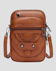Vintage Crossbody-Tasche aus Leder für Eleganz 0