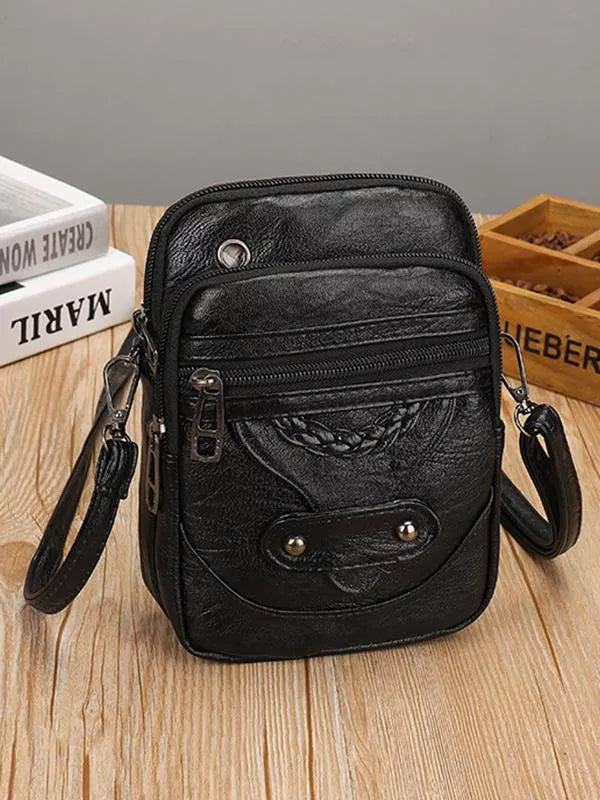 Vintage Crossbody-Tasche aus Leder für Eleganz 2