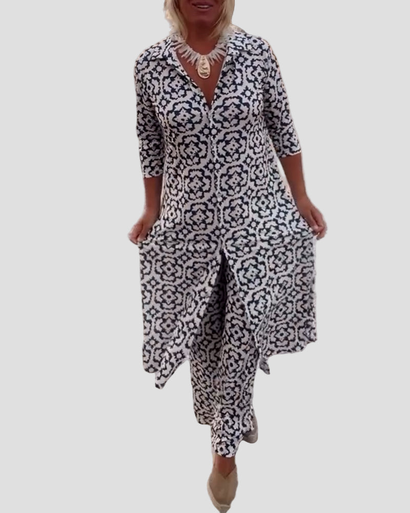 Vintage Maxikleid mit fließendem Schnitt für Eleganz 0