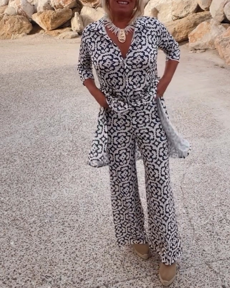 Vintage Maxikleid mit fließendem Schnitt für Eleganz 2