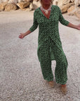 Vintage Maxikleid mit fließendem Schnitt für Eleganz 4