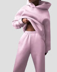 Vintage Oversized Trainingsanzug Damen – Bequemer Jogginganzug in verschiedenen Farben, Ideal für Freizeit und Entspannung 1