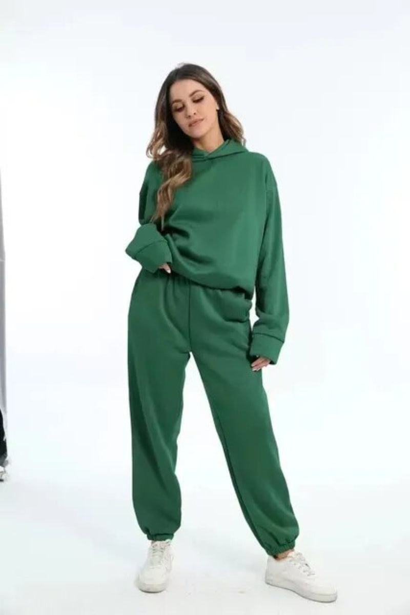 Vintage Oversized Trainingsanzug Damen – Bequemer Jogginganzug in verschiedenen Farben, Ideal für Freizeit und Entspannung 2