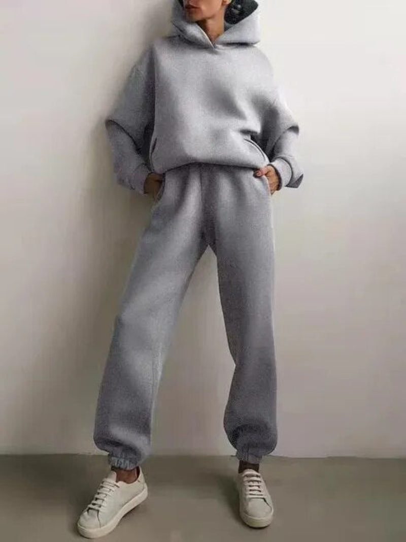 Vintage Oversized Trainingsanzug Damen – Bequemer Jogginganzug in verschiedenen Farben, Ideal für Freizeit und Entspannung 12