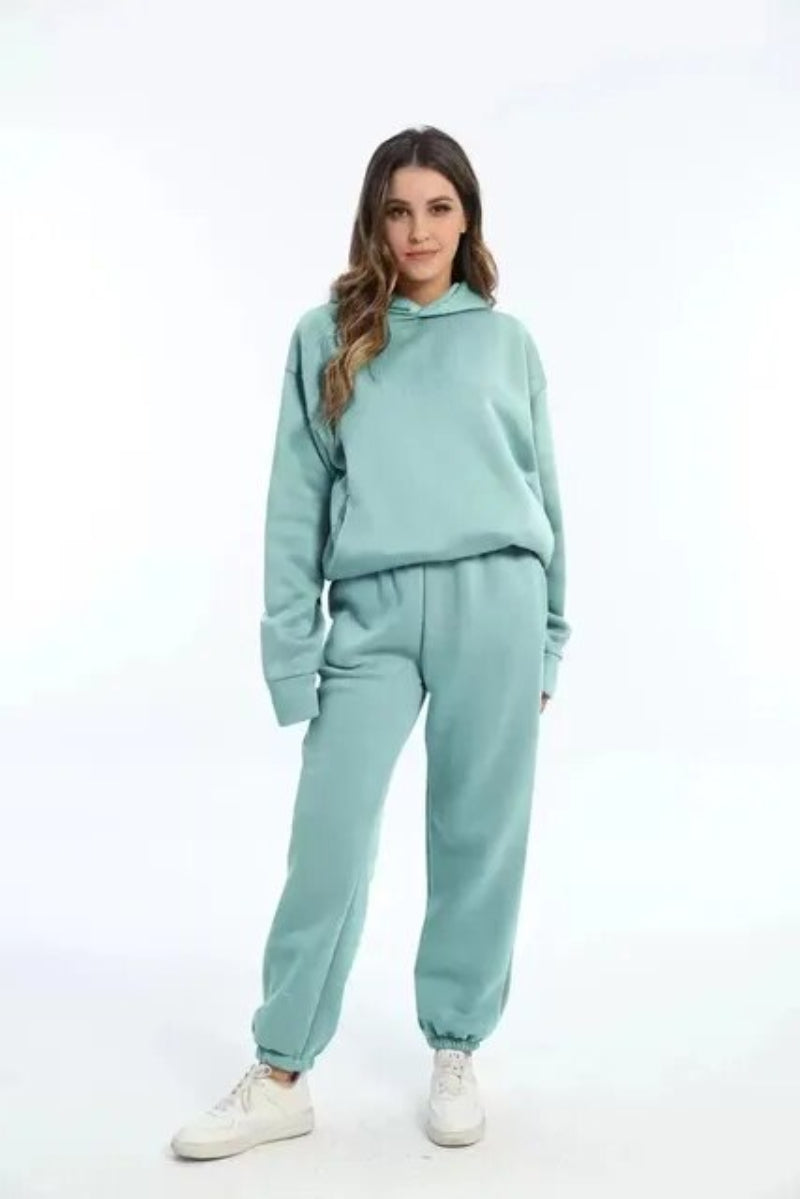 Vintage Oversized Trainingsanzug Damen – Bequemer Jogginganzug in verschiedenen Farben, Ideal für Freizeit und Entspannung 3