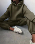 Vintage Oversized Trainingsanzug Damen – Bequemer Jogginganzug in verschiedenen Farben, Ideal für Freizeit und Entspannung 6