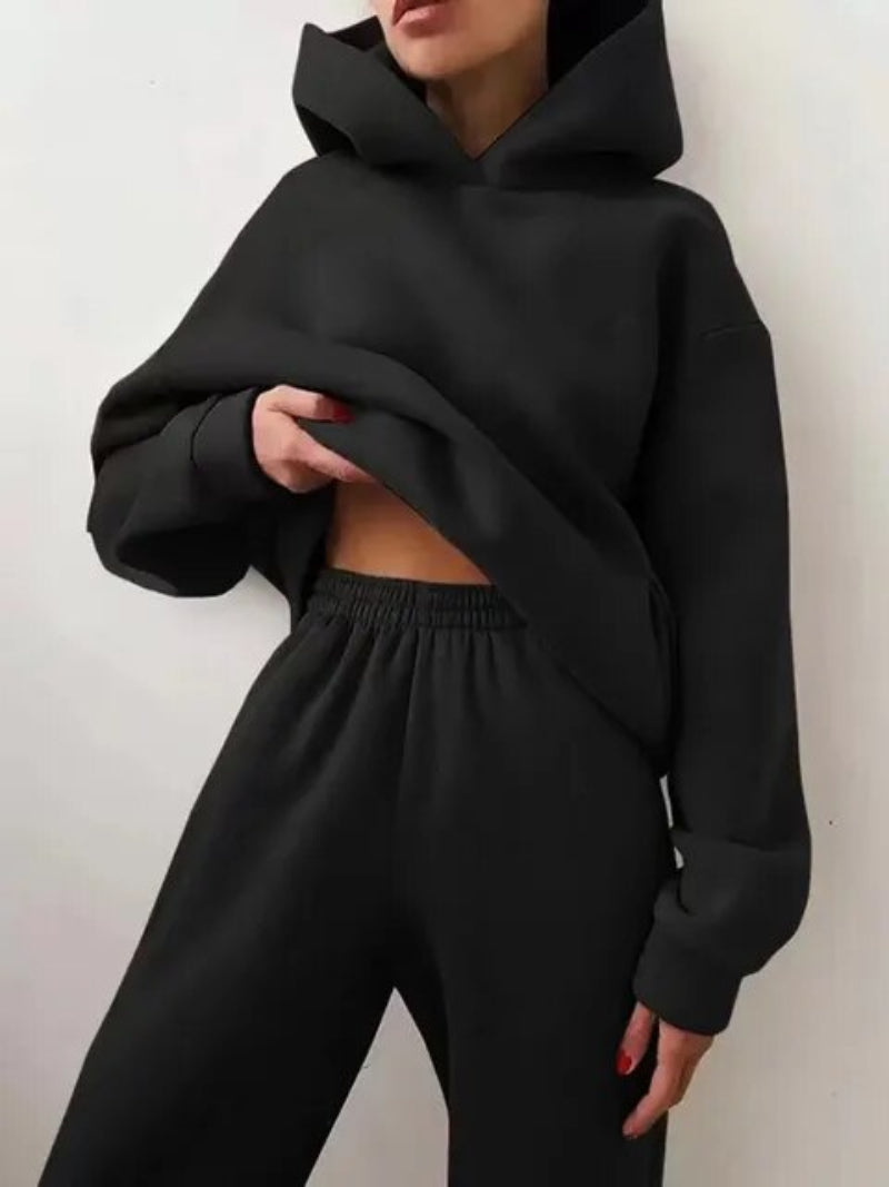 Vintage Oversized Trainingsanzug Damen – Bequemer Jogginganzug in verschiedenen Farben, Ideal für Freizeit und Entspannung 7