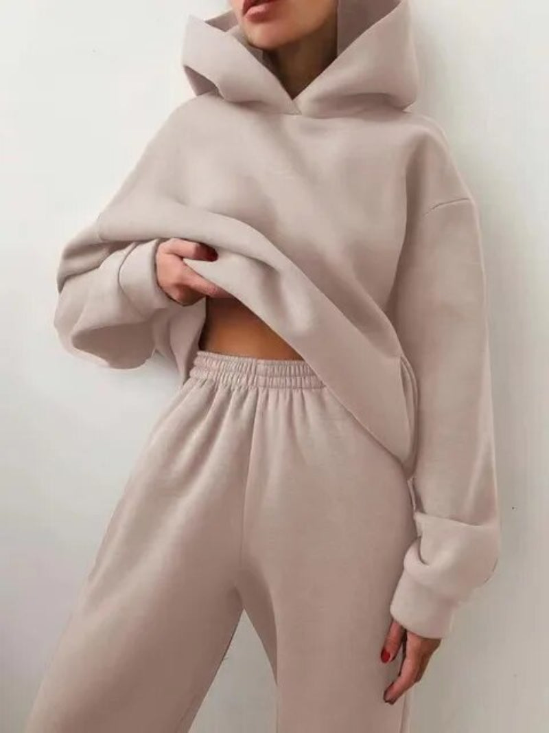 Vintage Oversized Trainingsanzug Damen – Bequemer Jogginganzug in verschiedenen Farben, Ideal für Freizeit und Entspannung 8