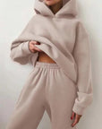 Vintage Oversized Trainingsanzug Damen – Bequemer Jogginganzug in verschiedenen Farben, Ideal für Freizeit und Entspannung 8