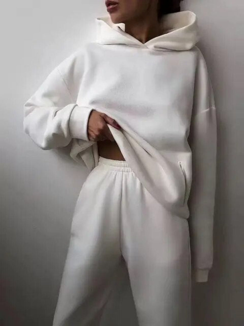Vintage Oversized Trainingsanzug Damen – Bequemer Jogginganzug in verschiedenen Farben, Ideal für Freizeit und Entspannung 9
