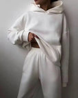 Vintage Oversized Trainingsanzug Damen – Bequemer Jogginganzug in verschiedenen Farben, Ideal für Freizeit und Entspannung 9