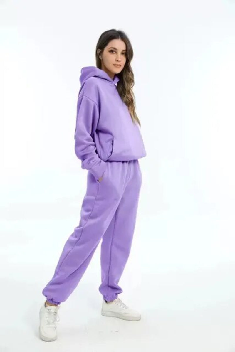 Vintage Oversized Trainingsanzug Damen – Bequemer Jogginganzug in verschiedenen Farben, Ideal für Freizeit und Entspannung 10