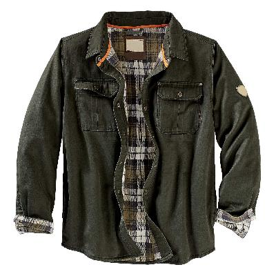 Wachsjacke im Bomberstil mit Flanellfutter 1