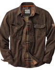 Wachsjacke im Bomberstil mit Flanellfutter 2
