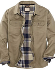 Wachsjacke im Bomberstil mit Flanellfutter 3