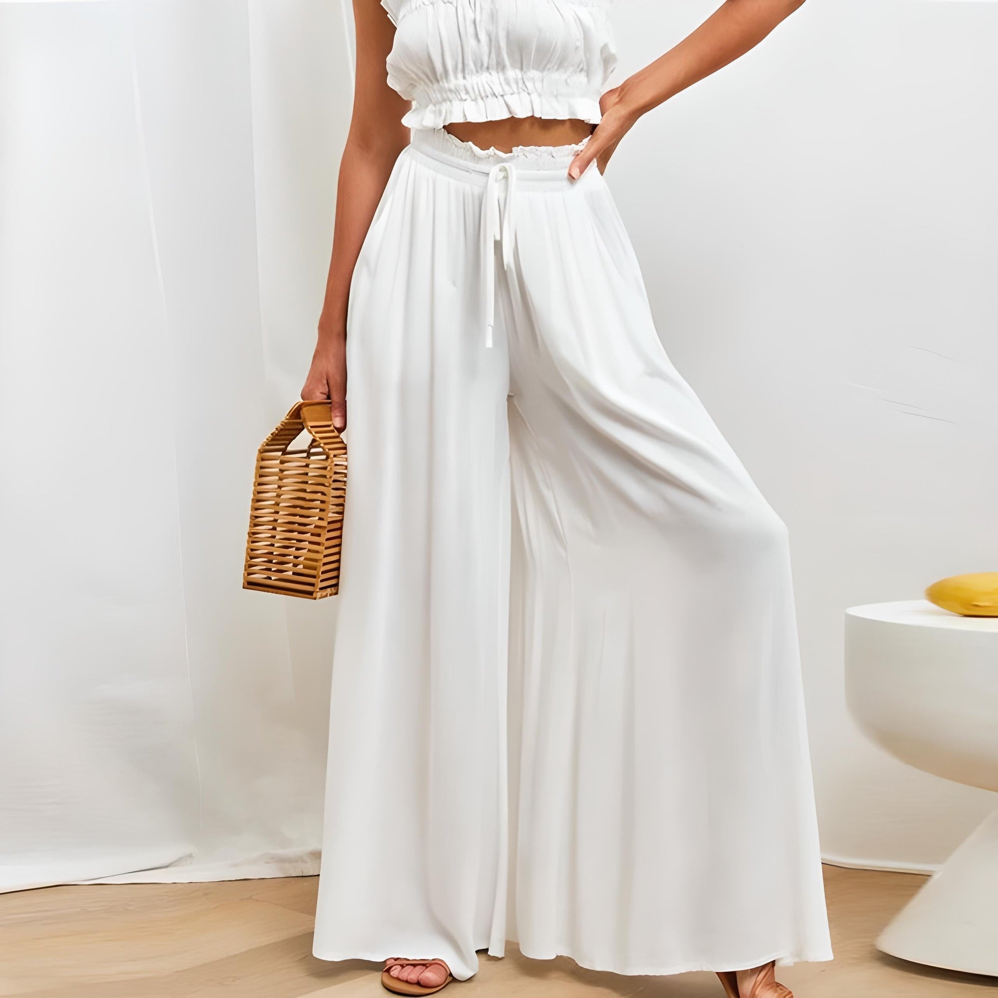 Weite Hose mit Hohem Bund für Eleganz 1