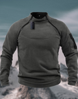 Windsichere Fleecejacke mit hohem Kragen 1