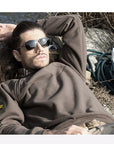 Windsichere Fleecejacke mit hohem Kragen 2