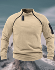 Windsichere Fleecejacke mit hohem Kragen 3