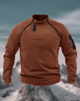 Windsichere Fleecejacke mit hohem Kragen 6