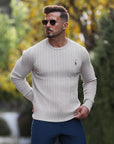 Zopfmuster Pullover für stilvolle Herren 10