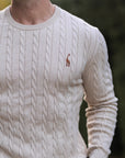 Zopfmuster Pullover für stilvolle Herren 1
