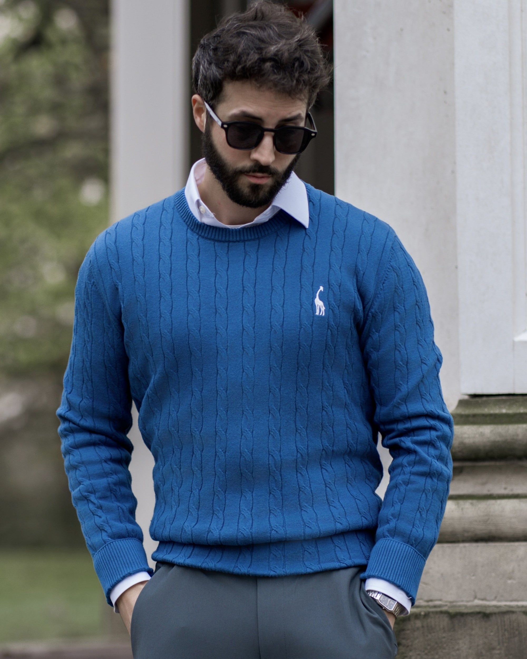 Zopfmuster Pullover für stilvolle Herren 7