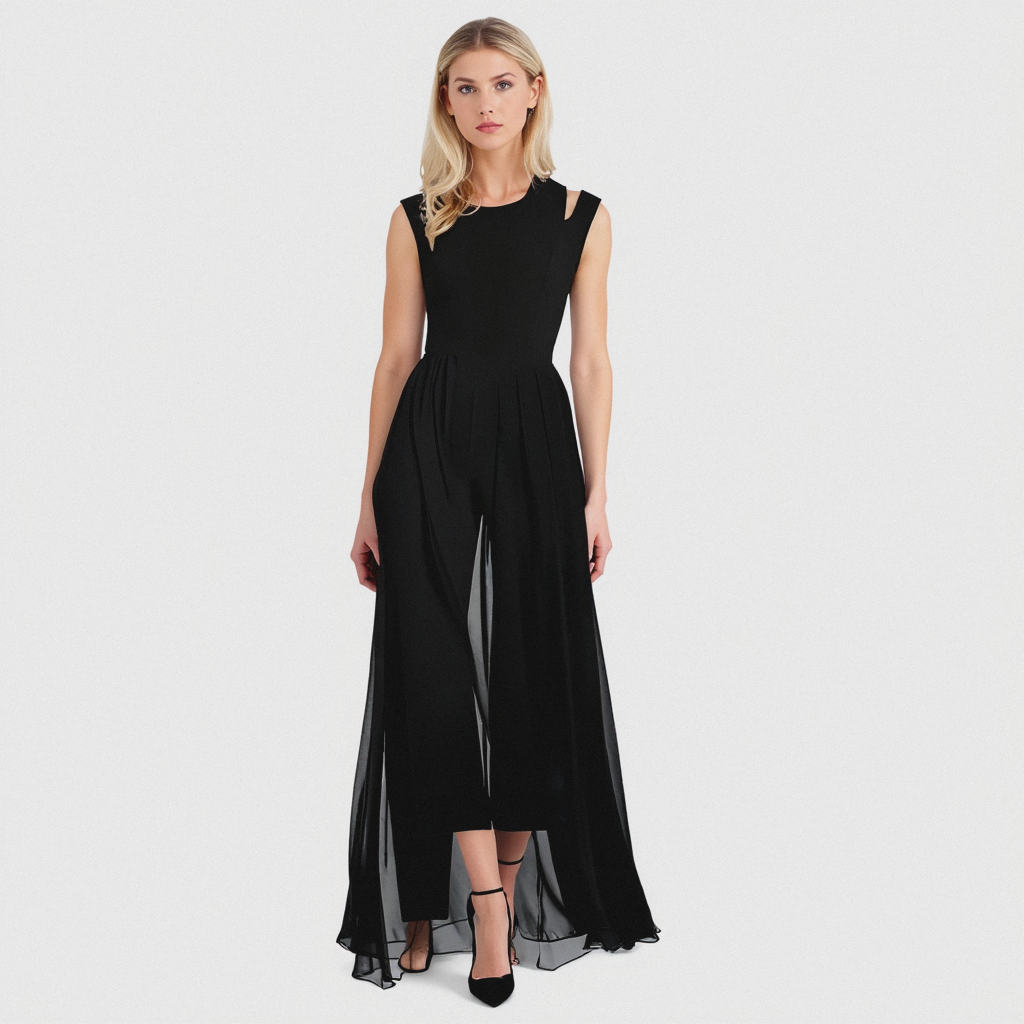 Eleganter Jumpsuit für Damen – Leichtes Material und Fließender Schnitt für Sommernächte 2