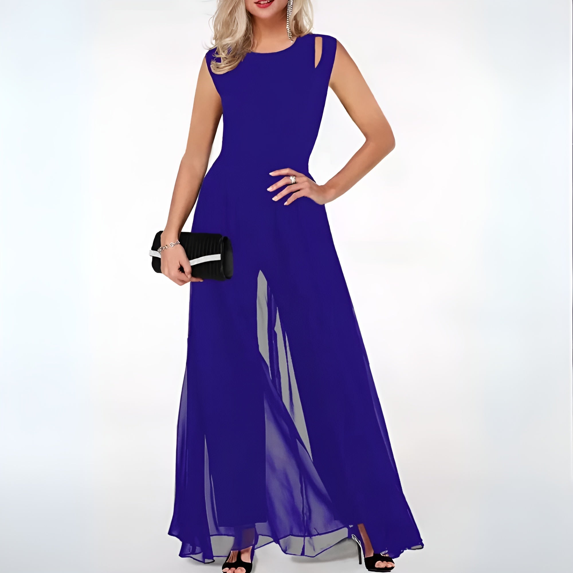 Eleganter Jumpsuit für Damen – Leichtes Material und Fließender Schnitt für Sommernächte 4