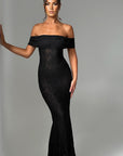 Elegantes Maxikleid aus Spitze mit Offenem Rücken und Bardot-Ausschnitt – Figurbetont und Fließend 11