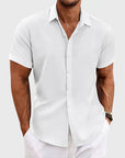Elegantes Herrenhemd für Sommerlooks – Bequemer Schnitt und Hochwertige Verarbeitung 8