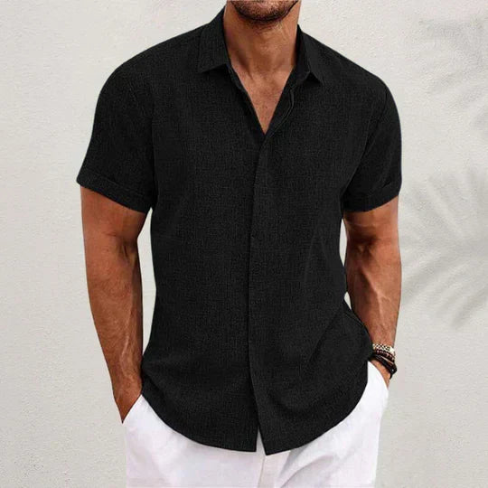 Elegantes Herrenhemd für Sommerlooks – Bequemer Schnitt und Hochwertige Verarbeitung 7